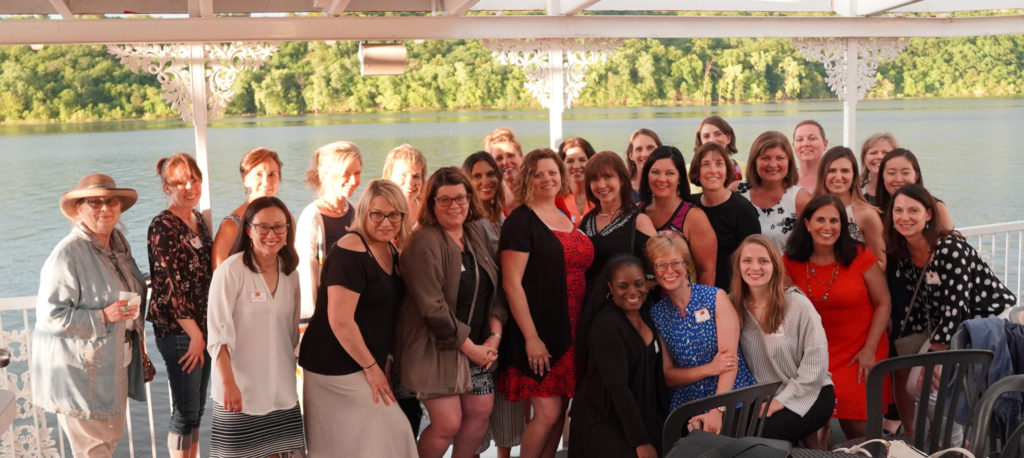 Women IGNITE! group on the Riverboat Dinner Cruise
